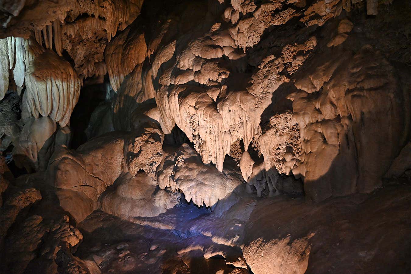 Oregon Caves National Monument, a forested preserve protecting a labyrinth of passages dissolved in a rare marble formation high in the Siskiyou mountains.